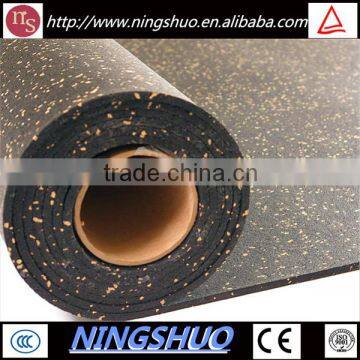 Trade assurance dancing room rubber floor mat, rubber rolls for gym