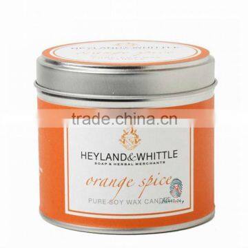 Natural Soy Wax Decorative Scented Pillar Candles/tin Candles photo-2