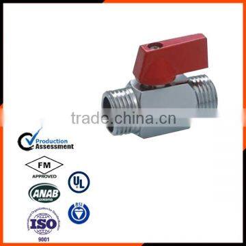 M&M Brass Mini NPT thread ball valve