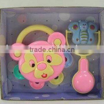 Plastic baby rattle