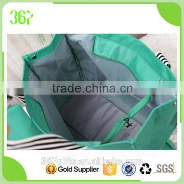 Tote Nylon Snap Fastener PP Webbing Handbag With Big Compartment photo-5