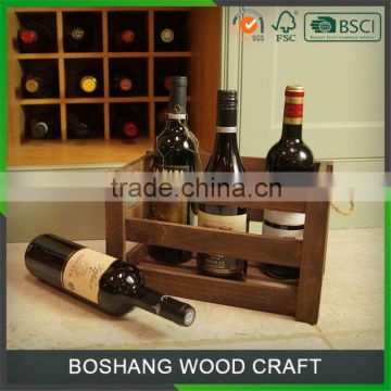 Dimension of Carton Wine Storage Wooden Box