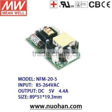 Meanwell 20W 5v ac-dc switching power supply/20W Output Switching Power Supply/switch model power supply