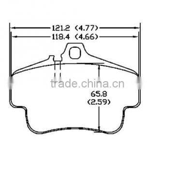 D776 for PORSCHE car brake pad