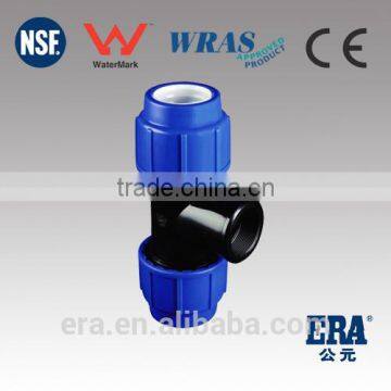 ERA pp female thread tee-pp pipe fittings