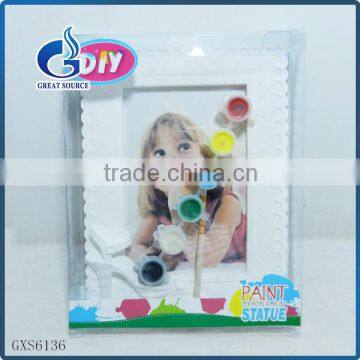 Kids Intelligent Diy Toy Unpainted Photo Frame Diy Ceramic Paint Kits photo-6