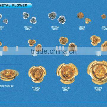 Fashion aluminum flower for jewelry accessory