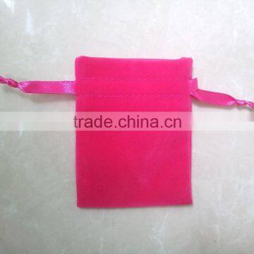 trendy rose velvet wedding gift bag wholesale