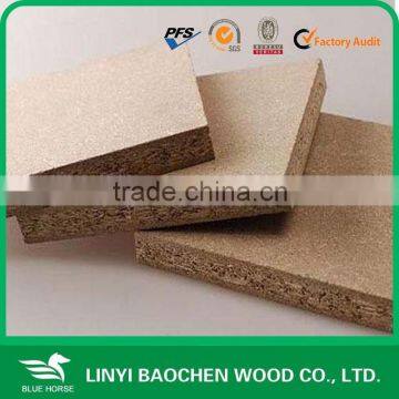 Linyi plain particle board/4'x8', 5'x8'/E1,E2glue/Melamine laminated flakeboard