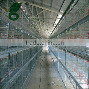 H type automatic electro galvanized chicken cage for sale