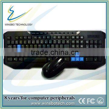 Wholesale 2.4g wireless keyboard and mouse set