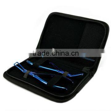 Professional Blue Titanium Color Hair Extension Tools Kit photo-6
