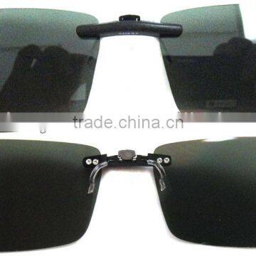 fashion high quality clip on sunglasses