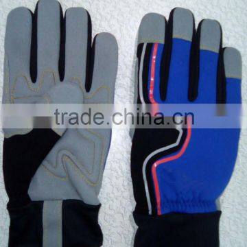 Custom Silicone Printing Palm Anti Slip Warm Waterproof Work Glove Mechanic Glove