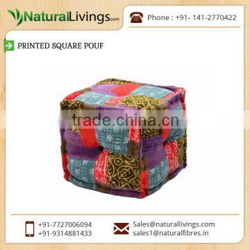 Vibrant Bright Colour Pouf Available from Top Selling Supplier