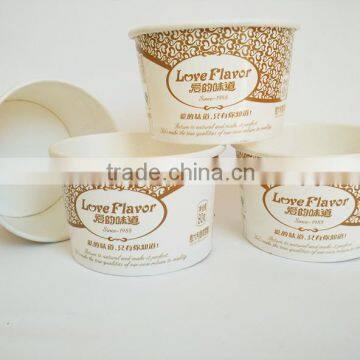 Double & single PE ice cream paper bowl