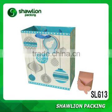 2016 New design paper bag for gift, custom made paper bags, decorative paper bags