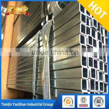 50*50mm ERW Pre Galvanized Rectangular Steel Tubes Pre Galvanised Tubes