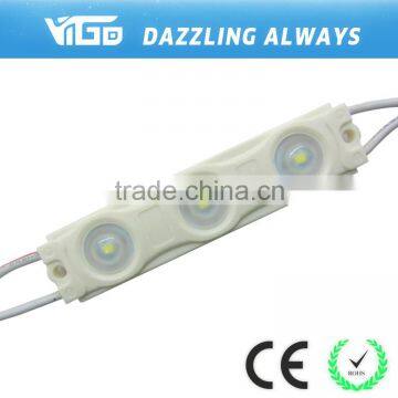 Hot selling 3 leds 2835 injection module with lens