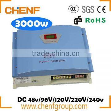 Newest Cheap Price LCD Display 3KW PV Wind Solar Hybrid Controller