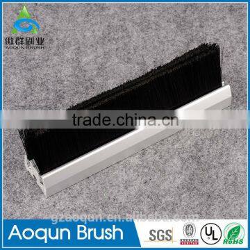 Aluminum holder Brush beside escalator Escalator brush supplier