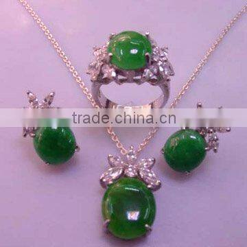 Elegant B+C Jade Set