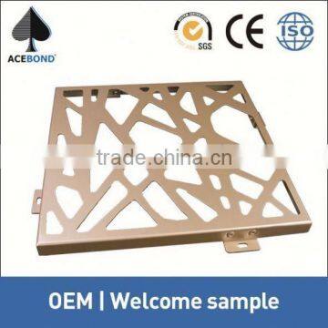 solid aluminum curtain wall for tools used for building construction