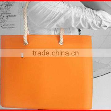 2013 New Arrive Colorful beach silicone Ladies Handle Bag