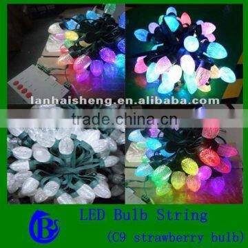 NEW product,colorful holiday light,christmas light-strawberry,led holiday light