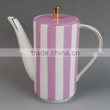 ceramic pink antique coffee pot, ceramic coffee pot, vacuum coffee pot