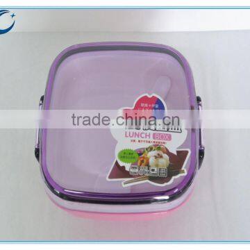 Chinese factory PP PC home storage plastic lunch box clear plastic bento box plastic lunch box