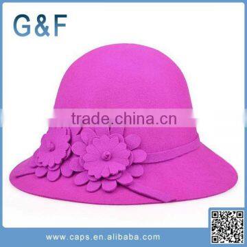 Promotion Fashion Fedora Wool Felt Guacho Hat