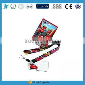 Custom polyester material dye sublimation lanyard your own brand