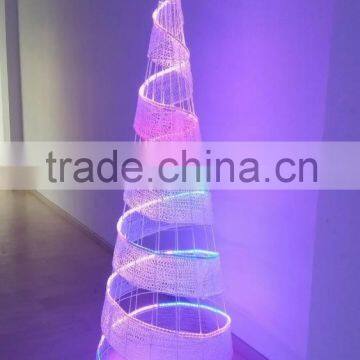 New Style Led Tree Spiral Christmas Motif Tree for Outdoor Decoration