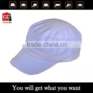 OEM custom high quality black flat top military cap/style cap military