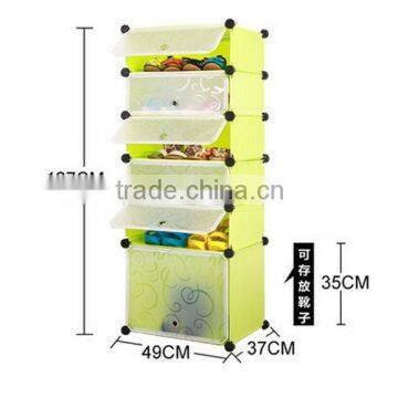 Plastic shoe organizer shoe storage carbinet for home