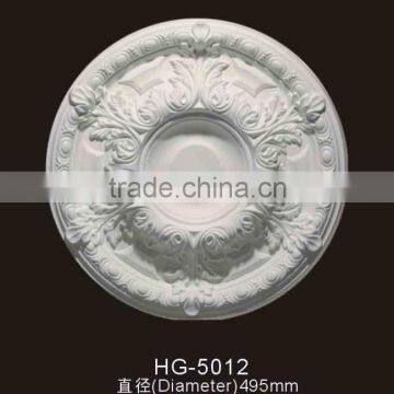 high quality factory price pu moulding /lamp holder/ pu medallion/pu foam ceiling tiles /medallion for interior decoration