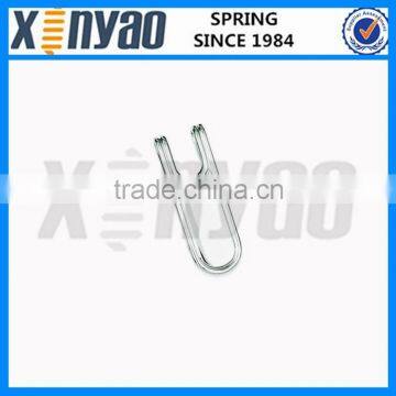 Zinc plated custom u shaped spring clip