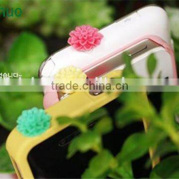 Special hot sale 3d design dust plug for iphone 5/5s