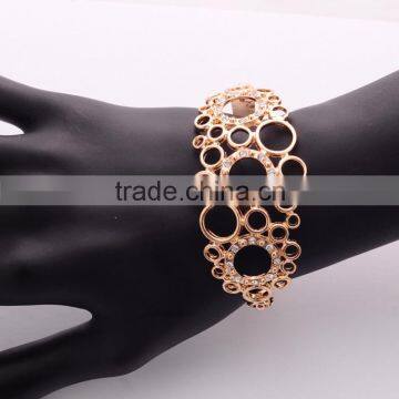2016 Antique Women Charm Cystal Bridal Dubai Jewelry Sets 5 Pieces Pendant Earings Bracelet Necklacer Gold Jewelry Set