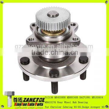 512136 MR455808 MR455807 MB892408 MR103654 MB633276 Rear Wheel Hub Bearing Assy for Chrysler Sebring 01-05 Dodge Stratus 01-05