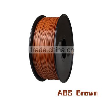 Diy 3d printer Material Filament ABS 1.75mm/3.0mm 1kg for 3D printer Brown