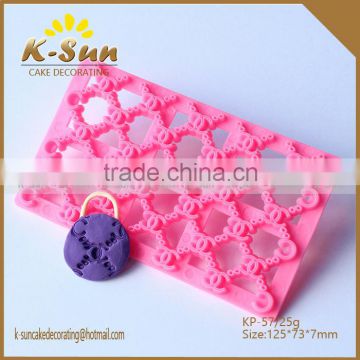 K-sun famous brand logo plastic fondant Cake decoration impression cutter                        
                                                Quality Choice