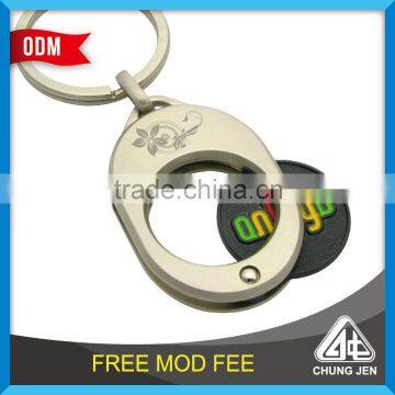 Low MOQ Custom coin keychain for Promotional item