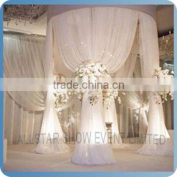 Elegant french style romantic aluminum large event decor pipe and drape singapore