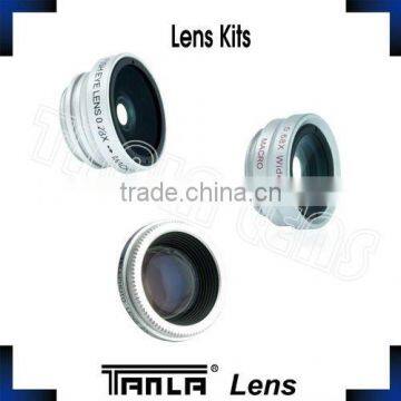 fisheye+wide angle+2X telephoto lens 3 in 1 Camera Lens for iphone extra parts