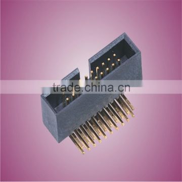 2.0mm Box Header Right Angle Board to Board Connectors Gold Flash 64Pin