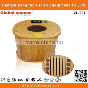 carbon crystal home hemlock cedar feet sauna far infrared popular in Korea