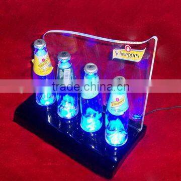 Durable hot sell plexiglass wine bottle display rack