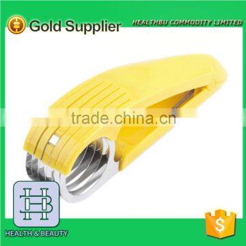 Kitchen Tool Single Hand Design Stainless Steel banana slicer